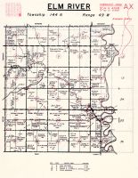 Plate AX - Elm River Township, Traill County 1958